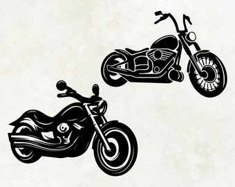 Motocicleta Svg / Moto Svg / Clipart de motocicleta / Archivos de motocicleta para Cricut