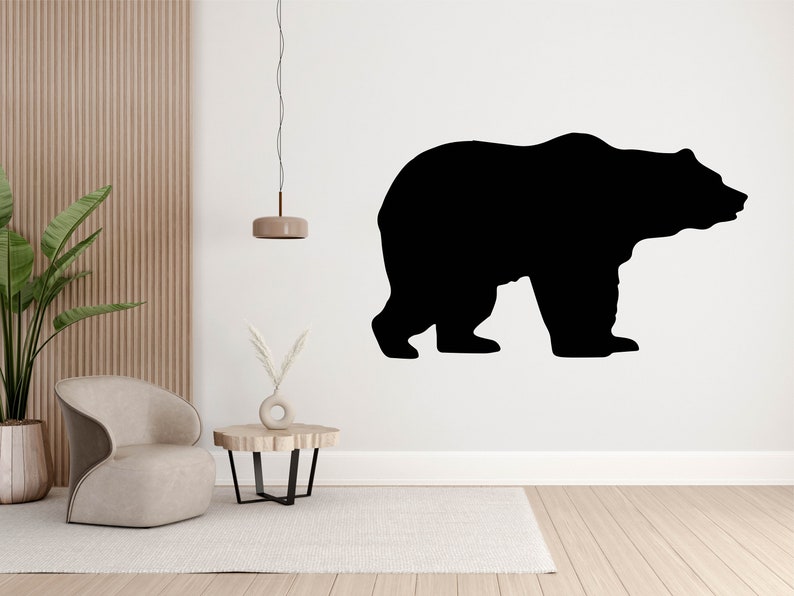 Mama Bear Svg| Papa Bear Svg| Baby Bear Svg| Black Bear Svg| Family Bear Silhouette Svg| Mama Bear Png| Bear Body Svg| Bear Cricut File image 7