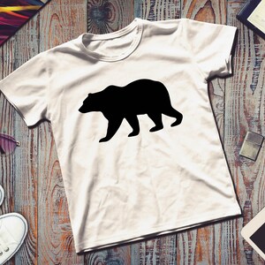 Mama Bear Svg| Papa Bear Svg| Baby Bear Svg| Black Bear Svg| Family Bear Silhouette Svg| Mama Bear Png| Bear Body Svg| Bear Cricut File image 2