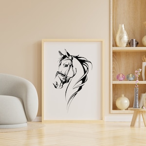 Paard-svg| Paard png| Rodeo-svg| Paarden-svg| Paard shirt Svg| Hoefijzer-svg| Bundel paard-svg| Paardencricut| Paard silhouet Svg|Schattig paard afbeelding 7