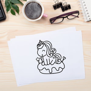 Filles licornes svg png. Fichier svg licorne pour Cricut et Silhouette facile à découper des fichiers SVG licorne pour cricut image 10