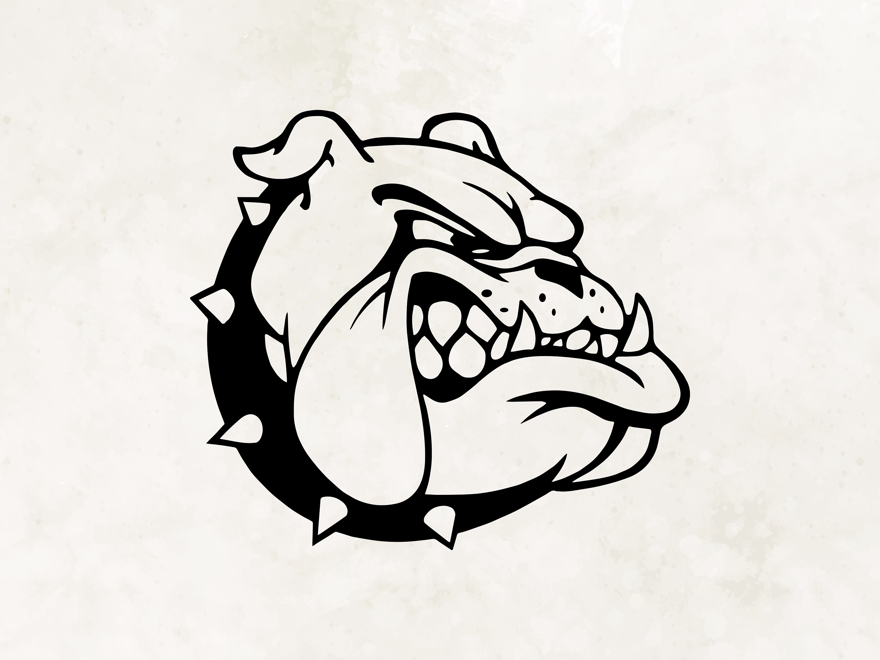 Mascota de bulldog SVG - Png - Eps - Dxf/ Bulldog Svg/ Clip Art de bulldog / Cabeza de bulldog / Mamá bulldog Svg/ Bulldog Png / Descarga instantánea