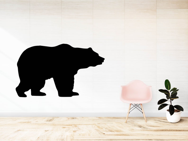 Mama Bear Svg| Papa Bear Svg| Baby Bear Svg| Black Bear Svg| Family Bear Silhouette Svg| Mama Bear Png| Bear Body Svg| Bear Cricut File image 9