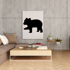 Mama Bear Svg| Papa Bear Svg| Baby Bear Svg| Black Bear Svg| Family Bear Silhouette Svg| Mama Bear Png| Bear Body Svg| Bear Cricut File image 8