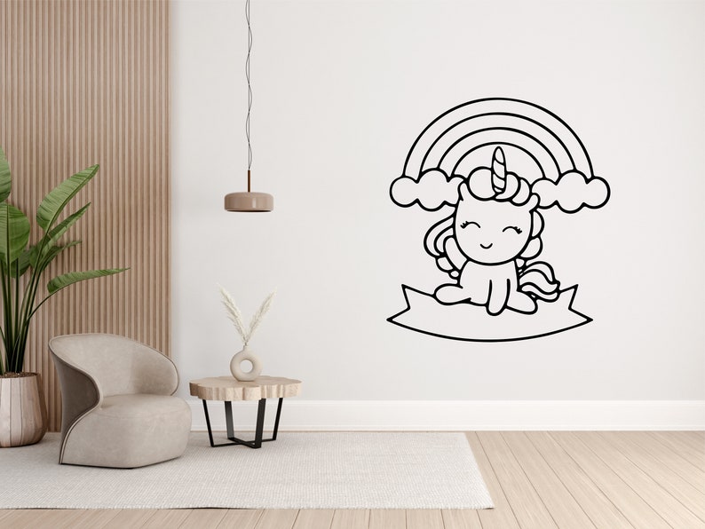 Filles licornes svg png. Fichier svg licorne pour Cricut et Silhouette facile à découper des fichiers SVG licorne pour cricut image 7