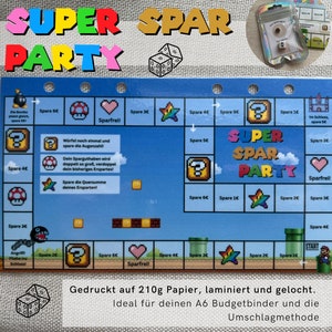 Super Saving Party - Savings Game | A6 envelope method | Budgeting with fun and success