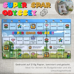 Super Saving Odyssey - Saving Game | A6 envelope method | Budgeting with fun and success