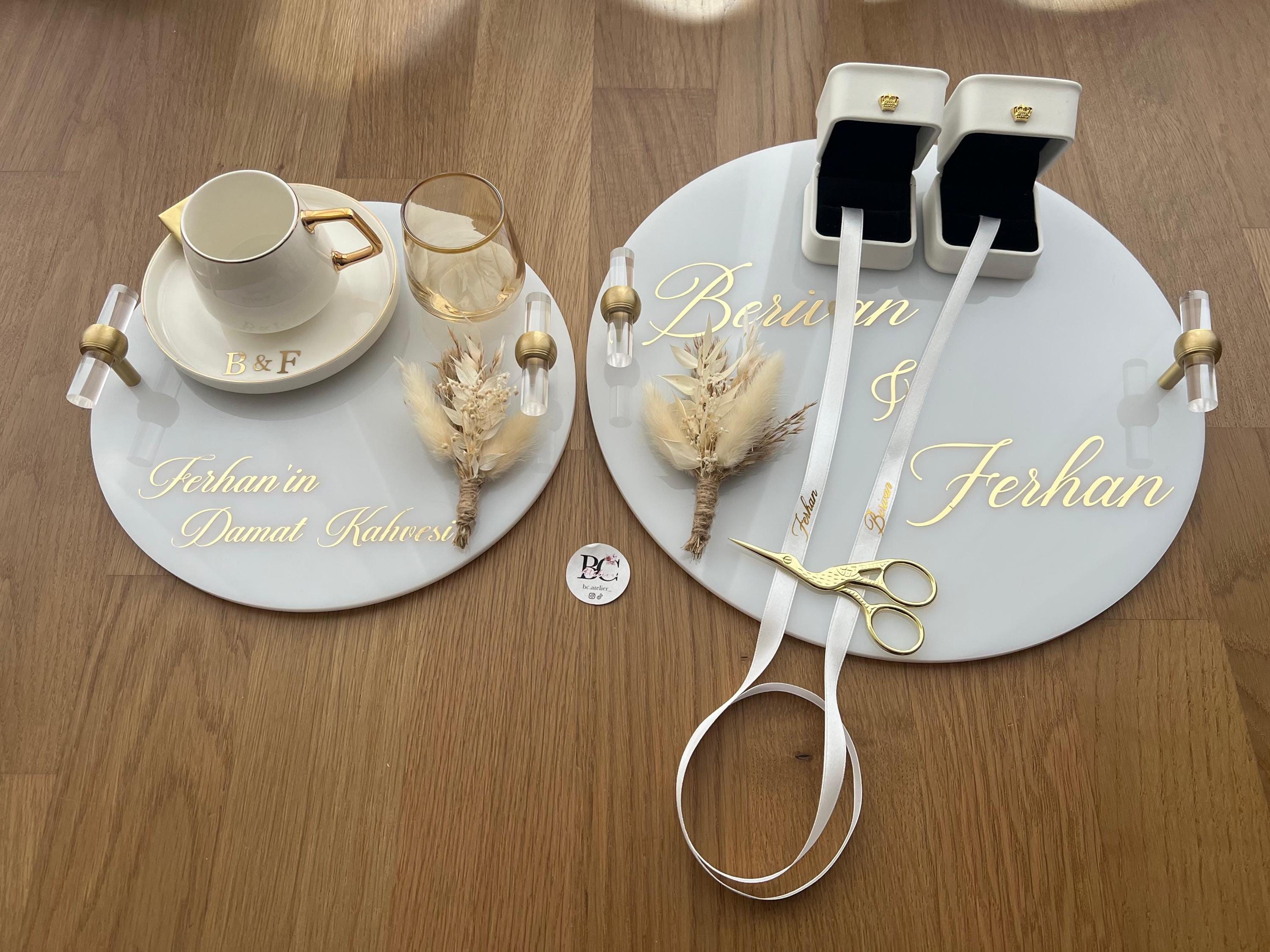 Engagement tray, Söztepsisi, engagement, coffee tray, ring band,nisantepsisi, damatkahvesi, nikkah, ring tray, ring tray, damattepsisi