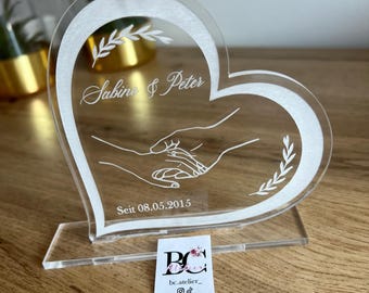 SVG - File Heart Stand, Heart Table Decoration, Lasercut, Heart Stand