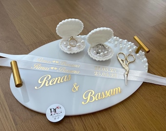 Engagement tray, Söztepsisi, engagement, pearl tray, ring band,nisantepsisi, pearlringtray, nikkah, ring tray, ring tray, damattepsisi