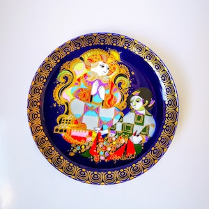 Rosenthal porcelain vintage Aladdin&#39;s magic lamp private collection wall plate
