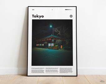 Tokyo Print, Tokyo Poster, Tokyo Wall Art, Travel Poster, Download, Digital Print A3