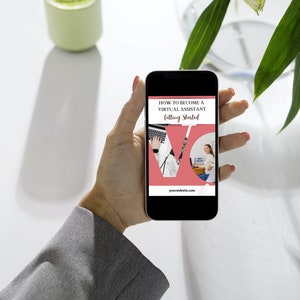 Comment devenir un assistant virtuel Pinterest Pin Template
