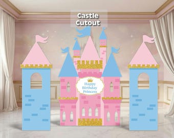 Recorte de castillo de princesa grande