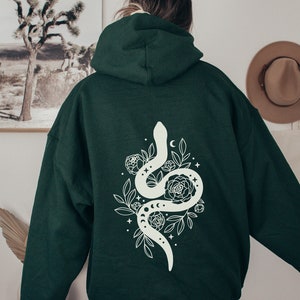 Snake art hoodie Etsy M xico