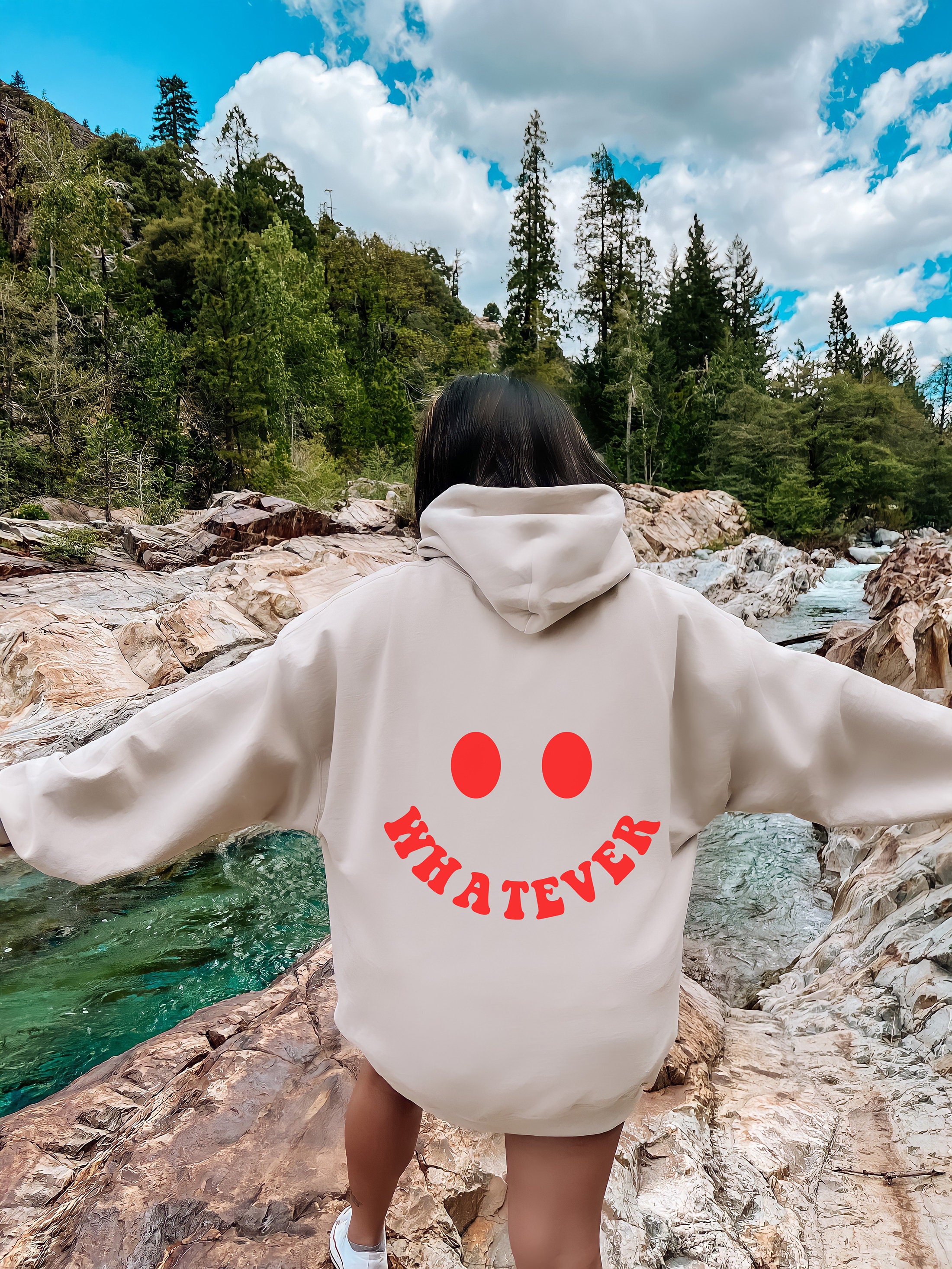 Pink Smiley Hoodie 