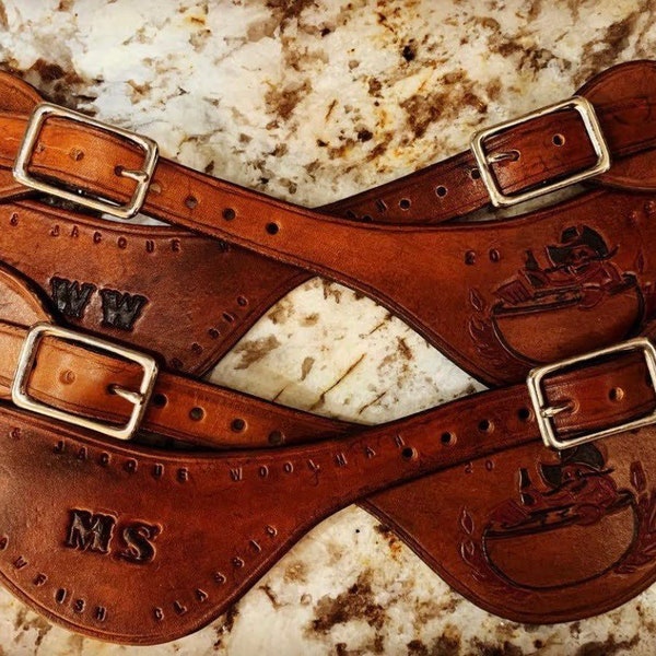 Custom Spur Straps Etsy