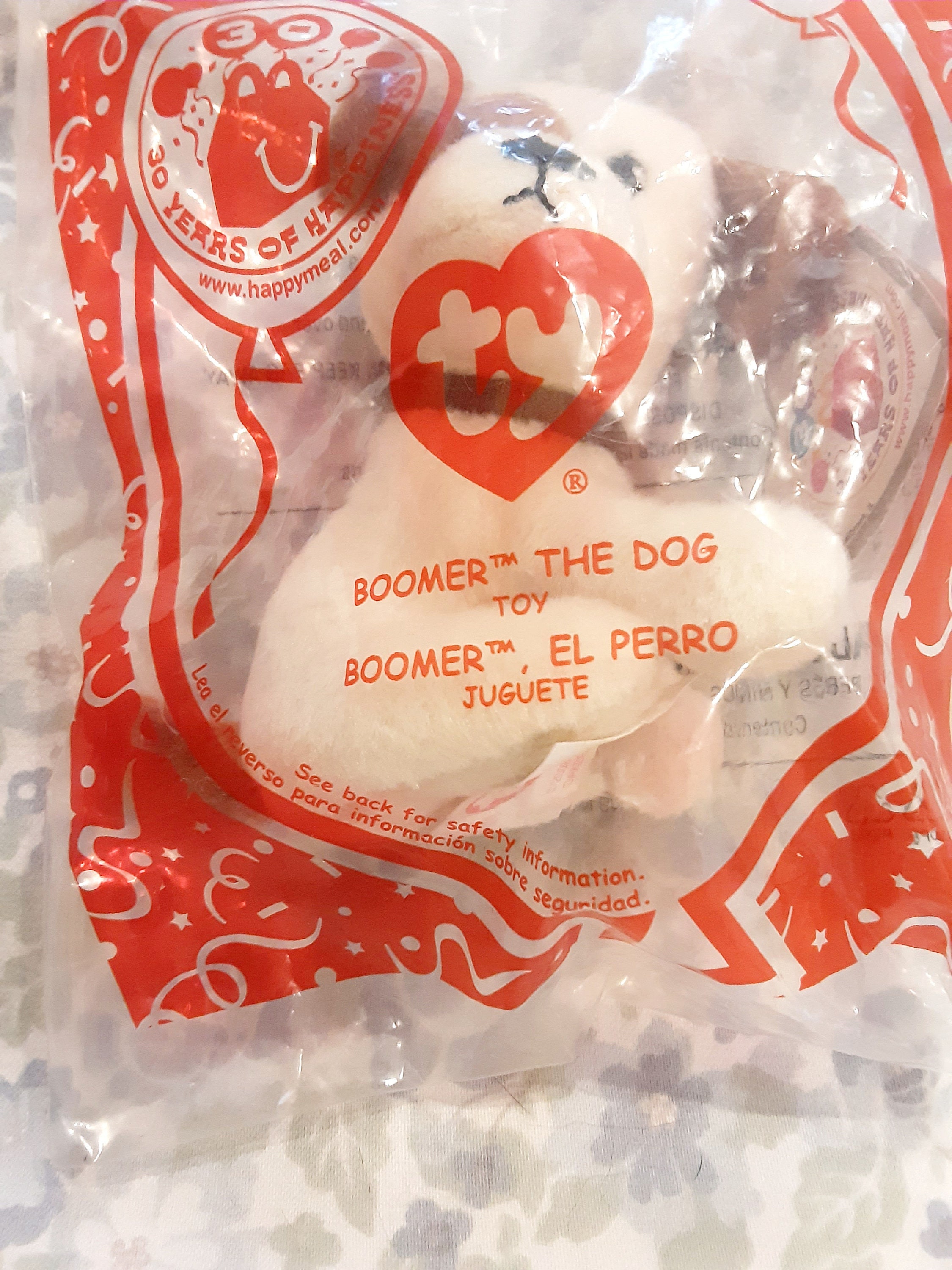 Ty Tiny Beanie Baby boomer the Dog Plush - Etsy