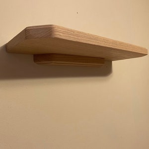 Geometric Shelf made from Red Oak