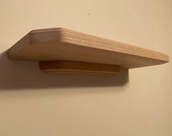 Geometric Shelf made from Red Oak