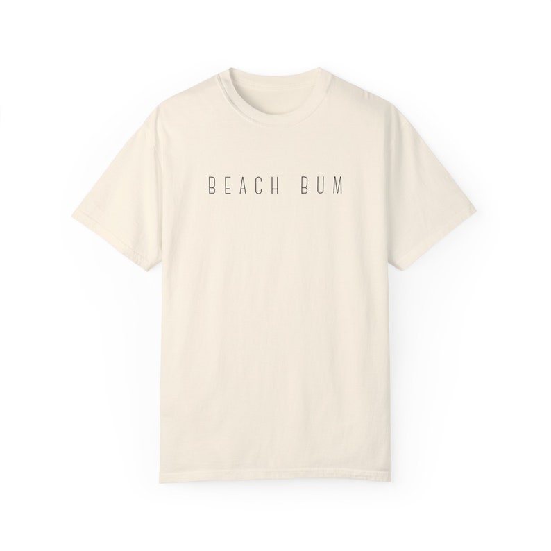 Beach Bum Summer Tshirt Oversized Minimalist Style - Etsy