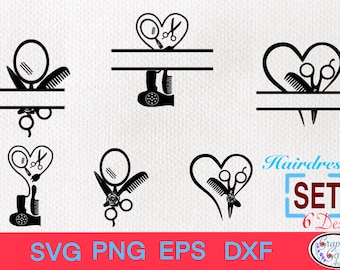 Hairdresser Svg Bundle- Hairdresser SVG - Hair Stylist Svg - Hairdresser Tools SVG, Hairdresser Clip Art, Hairdresser Monogram