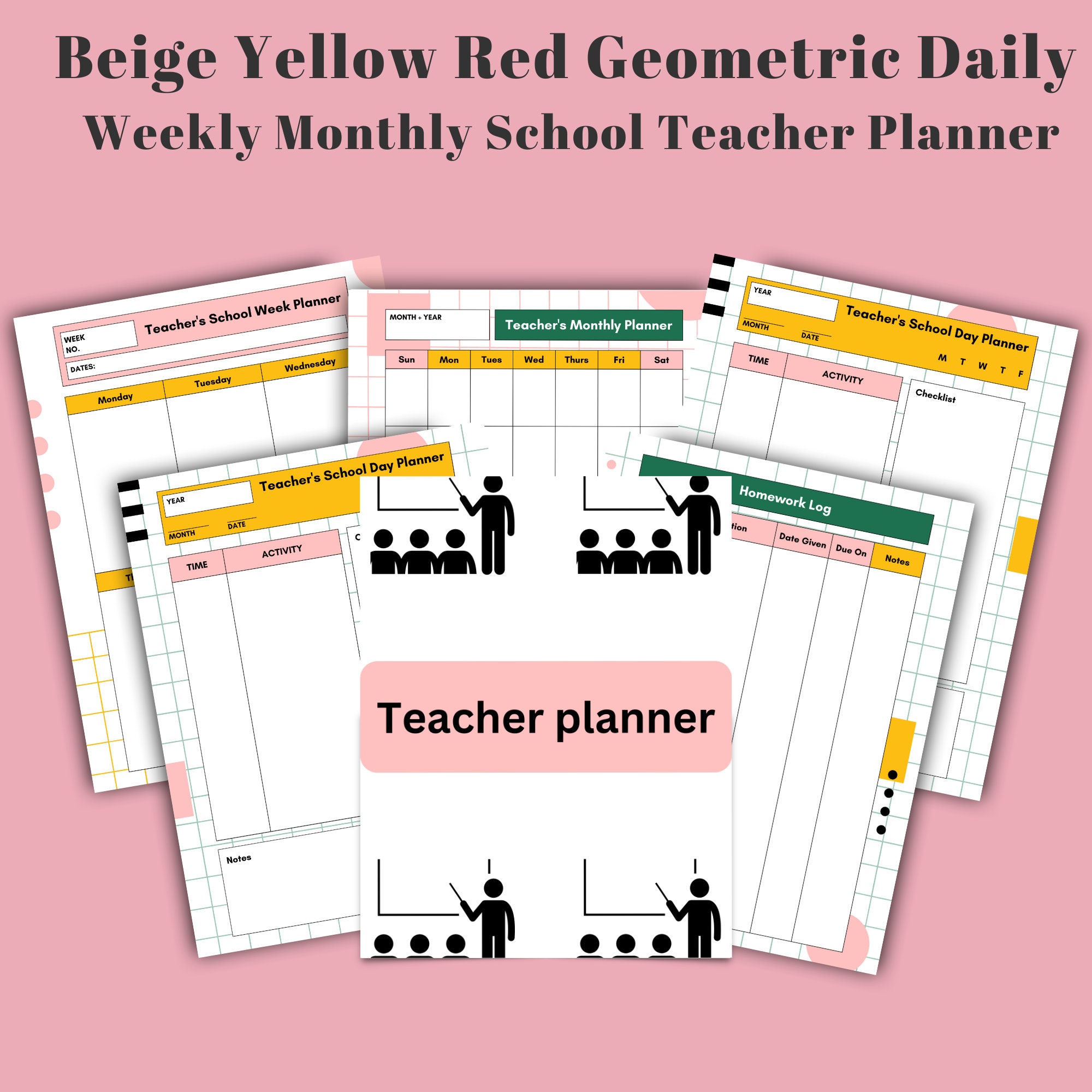 Teacher Digital Planner 2023 2024 Digital Planner Goodnotes Notability ...
