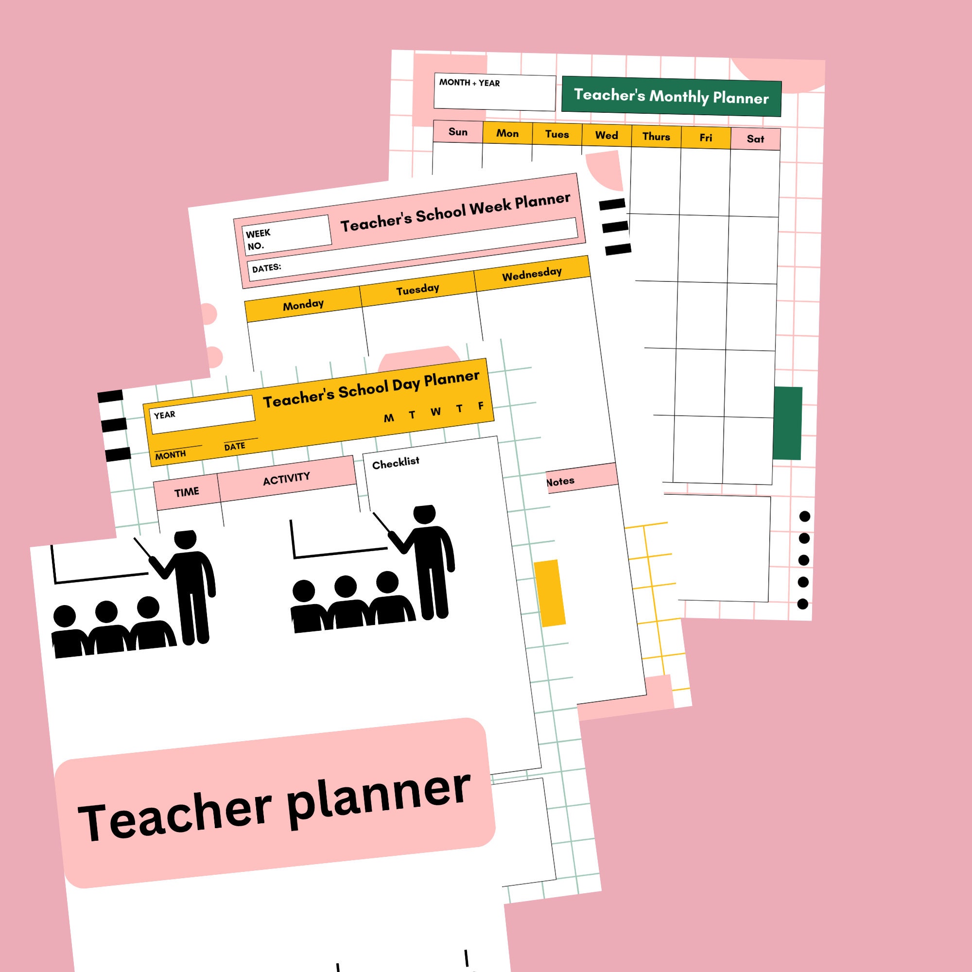 Teacher Digital Planner 2023 2024 Digital Planner Goodnotes Notability ...