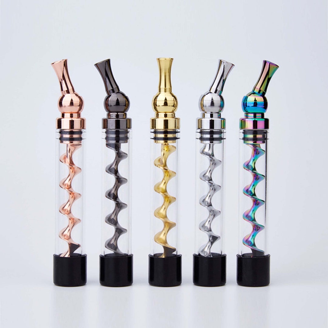 Glass Blunt Twist Pipe Pipe Glass Twisty Blunt Tobacco Etsy