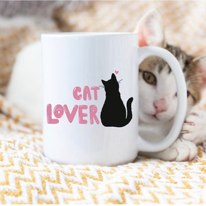 Cat Lover Mug, Cat Themed Gifts, Christmas Gift for her, Cat Coffee Cup, Cat Mom Mug Gift, Funny Cat Mug, Cat Coffee Mug, Cat Owner Gifts