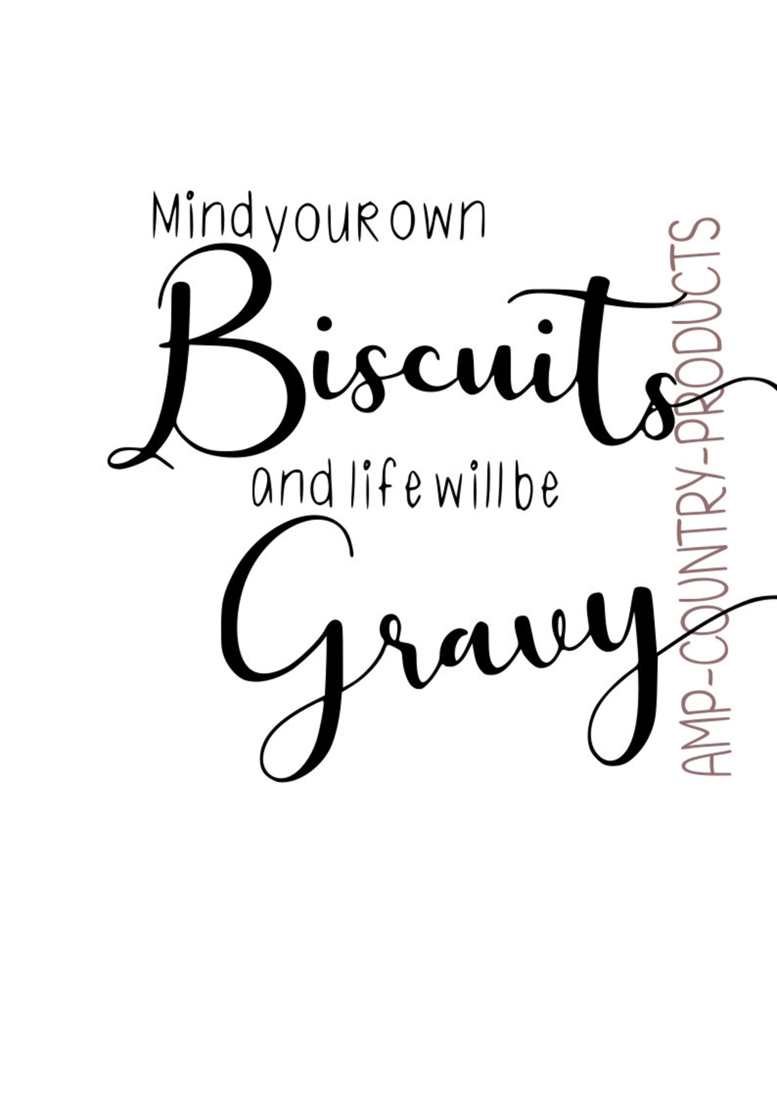 Biscuits and Gravy Etsy