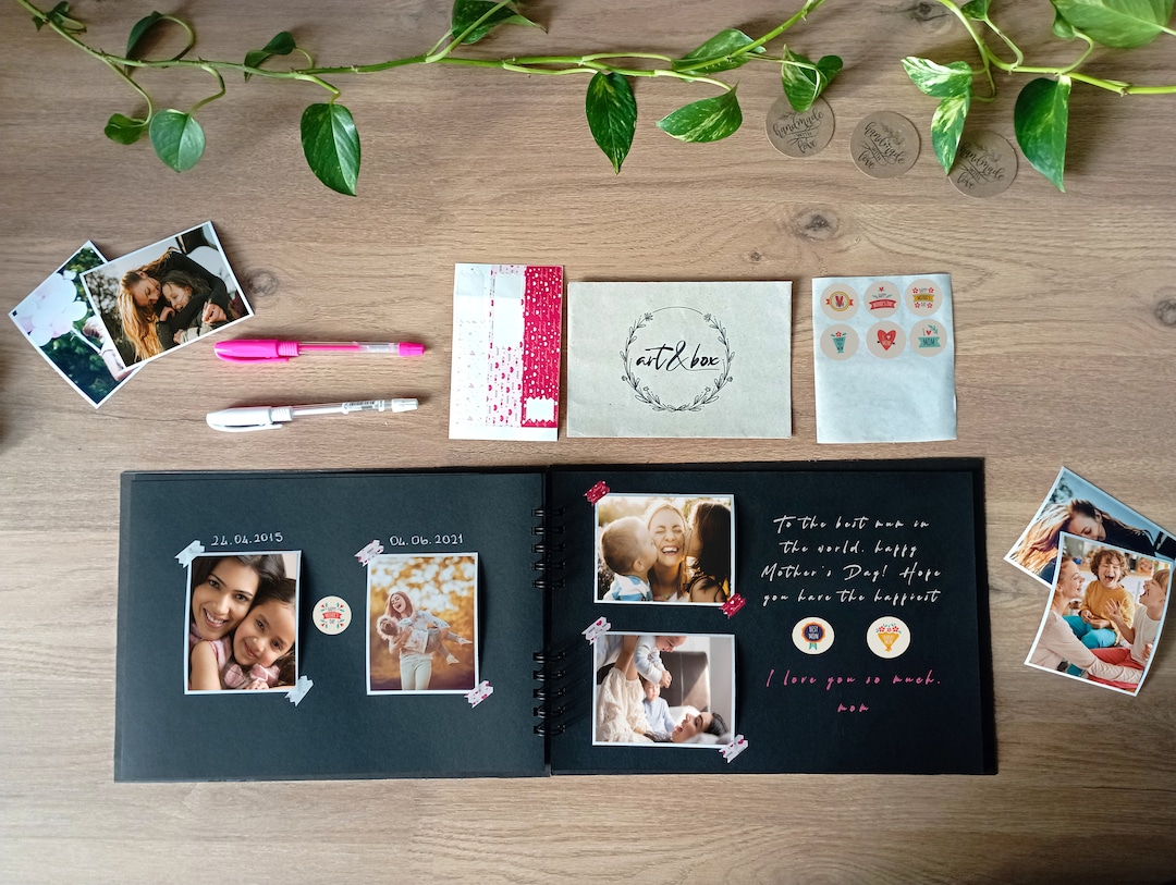 Amazon.com: Baby Memory Book New Mom Gift - Baby Scrapbook