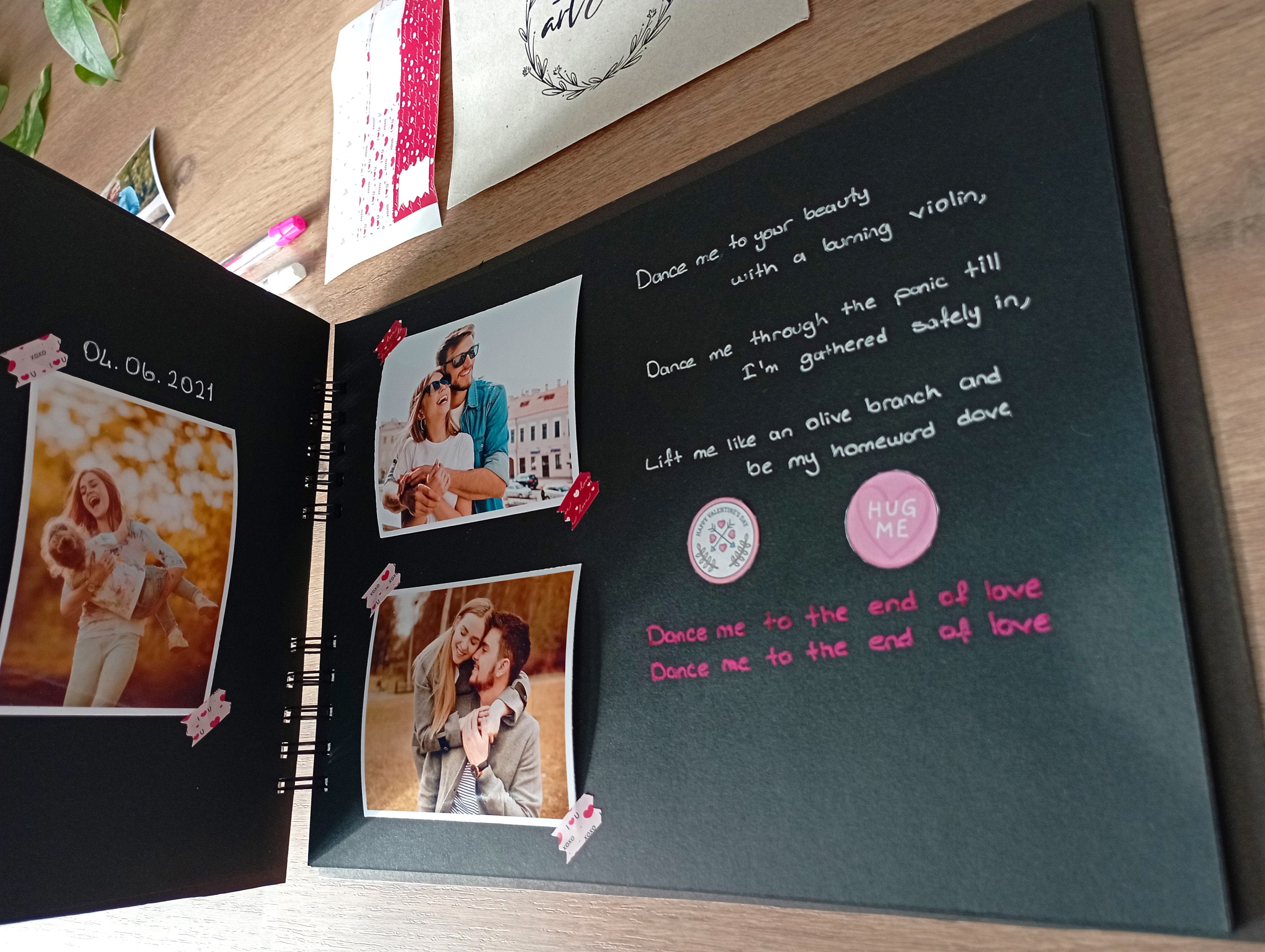 LIULINY 1 Ensemble Album Photo Scrapbooking Pliage En Accordéon