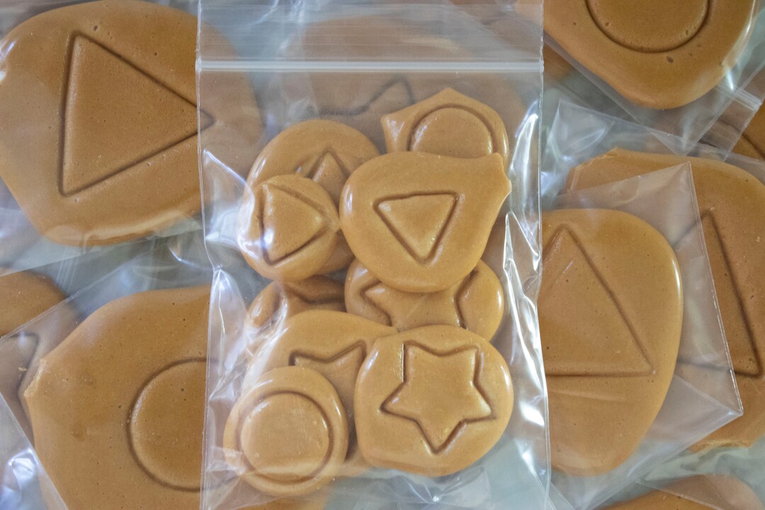 Mini Dalgona Cookies Etsy