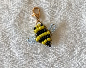 Handgemachte Bienen-Anhänger: Schlüsselanhänger / Taschenanhänger