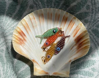 Charm Fisch - Einfarbig - Zubehör, Halskette, Schlüsselanhänger, Reissverschluss