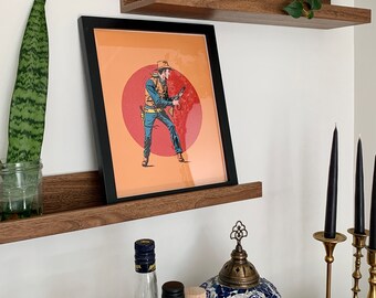 Western Prints - Western Comicbook - Cowboy Art - Pop Art