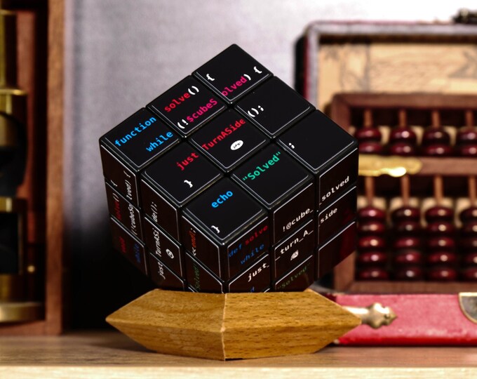Rubik's Scientific Cube programmer Edition, 3x3 Coder Cube Puzzle - Etsy