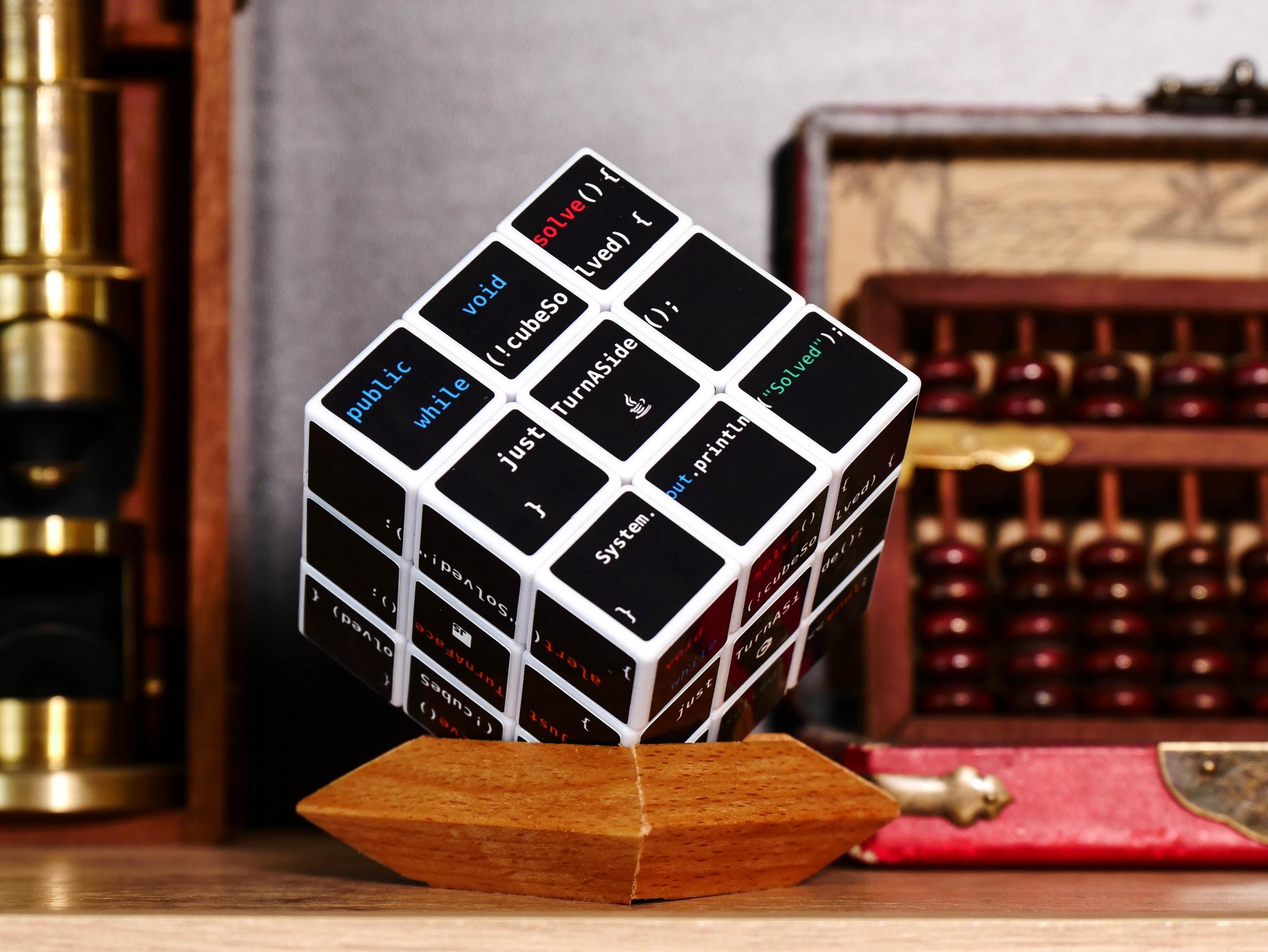 Rubik&#39;s Cube Scientific Edition &quot;Programmer&quot;, 3x3 Encoder Cube Puzzle