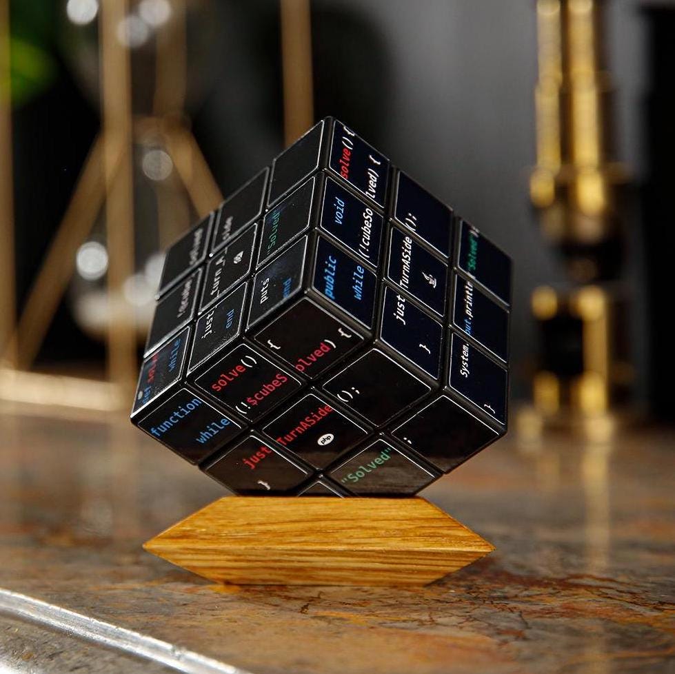 Rubik&#39;s Cube Scientific Edition &quot;Programmer&quot;, 3x3 Encoder Cube Puzzle