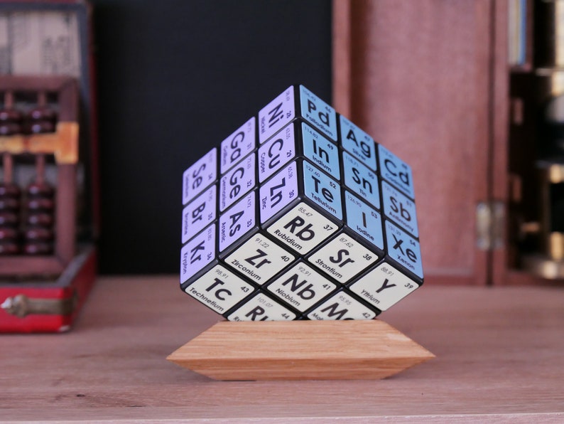 Cubo de Rubik tabla periódica de elementos disponible en - Etsy México