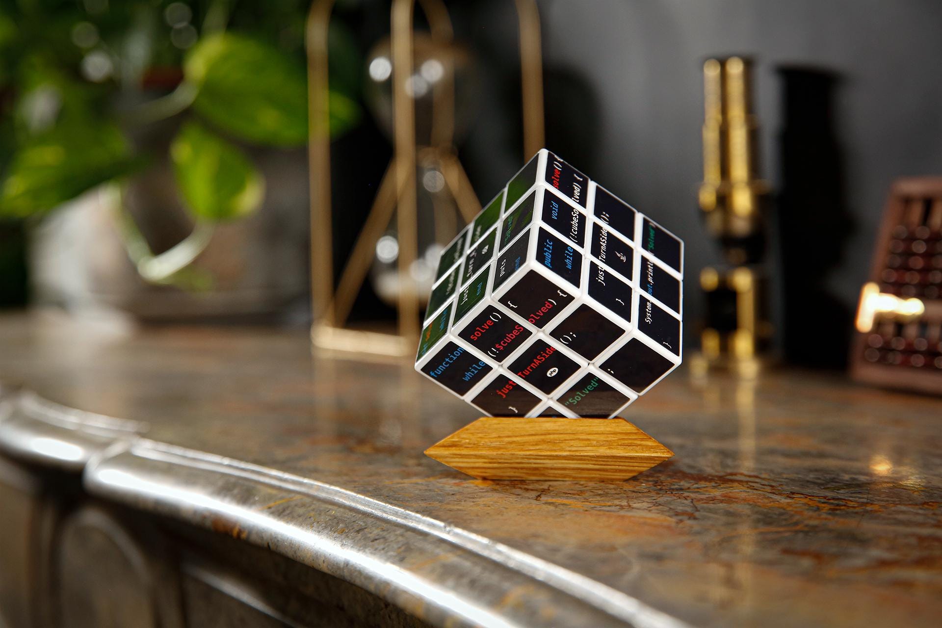 Rubik&#39;s Cube Scientific Edition &quot;Programmer&quot;, 3x3 Encoder Cube Puzzle