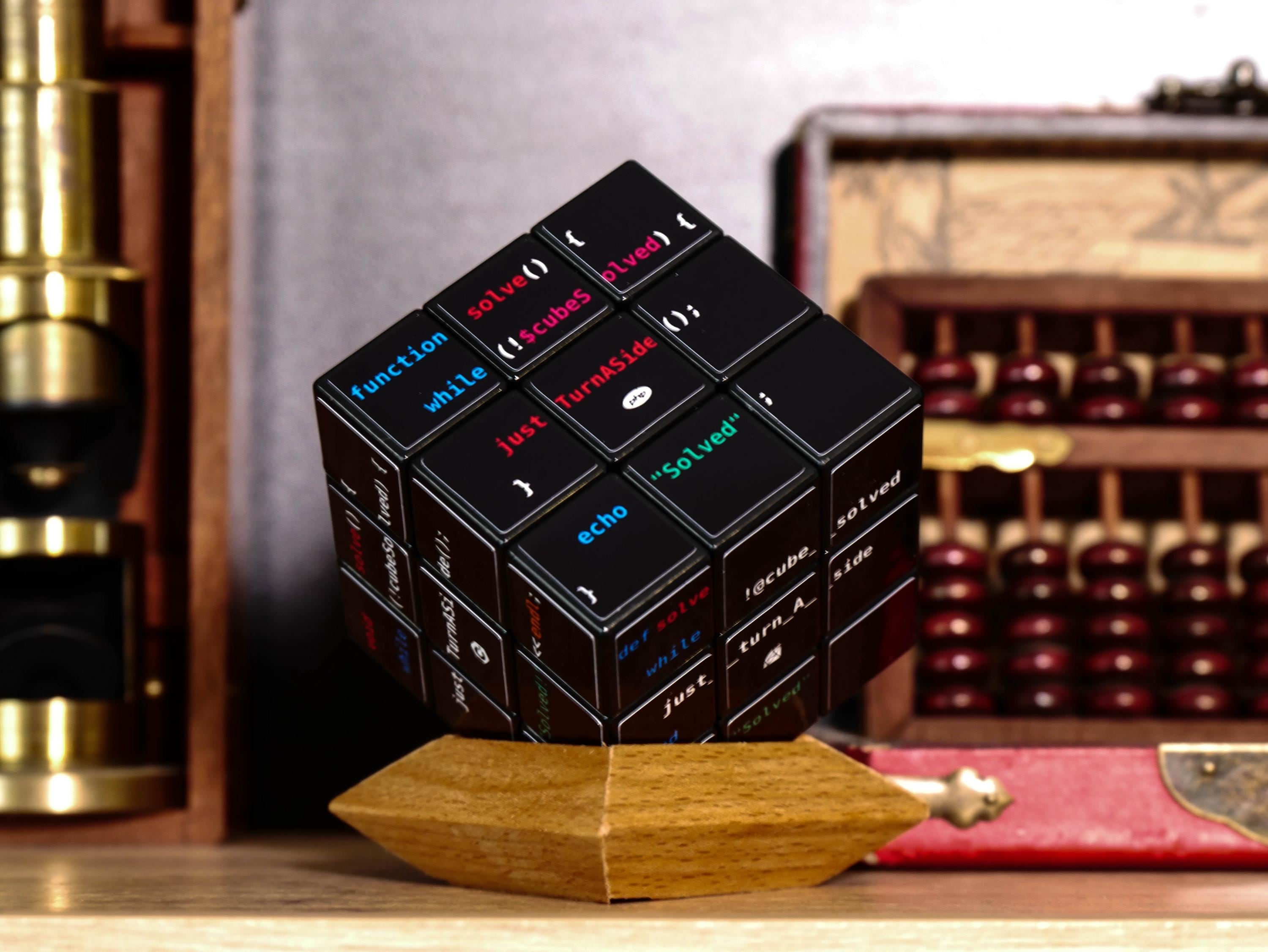 Rubik&#39;s Cube Scientific Edition &quot;Programmer&quot;, 3x3 Encoder Cube Puzzle