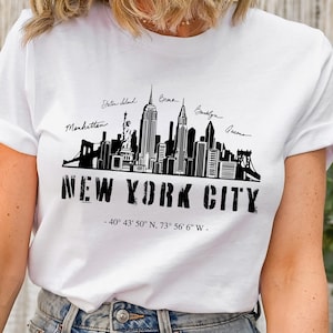 New York City T-shirt, Love New York Shirt, Friends Trip New York, Girls Trip, New York Vacation Family Trip Graphic Tee, Cool Traveler Tee