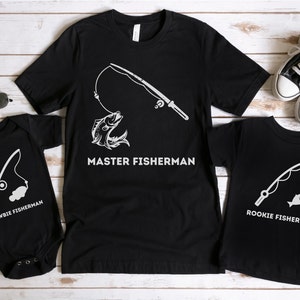 Personalized Best Fishing Buddies Shirt, Father and Baby Matching Shirt,  Daddy and Me Shirt, Fathers Day Gift, Dad Son Tee, Fishing Dad Tee 