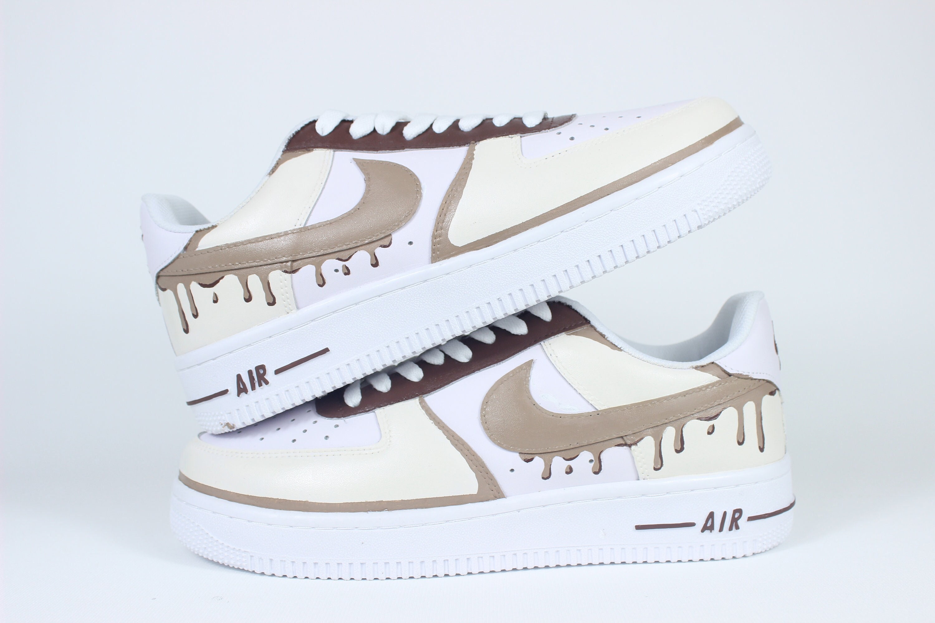 Customized Brown LV Air Force – Ish&Al Customz