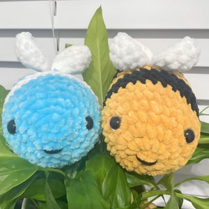 Schema ape all'uncinetto, grazioso peluche, ape all'uncinetto, regalo fatto a mano, tenero animale di peluche, adatto ai principianti, ape amigurumi