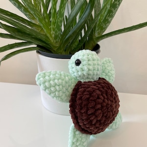 Crochet Sea Turtle Pattern PDF, 3 Sizes Amigurumi Bundle, Beginner Friendly Stuffed Turtle Plushie, Instant Digital Download image 7