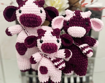 Crochet Cow Amigurumi Pattern: Plush Stuffed Animal (PDF Pattern)