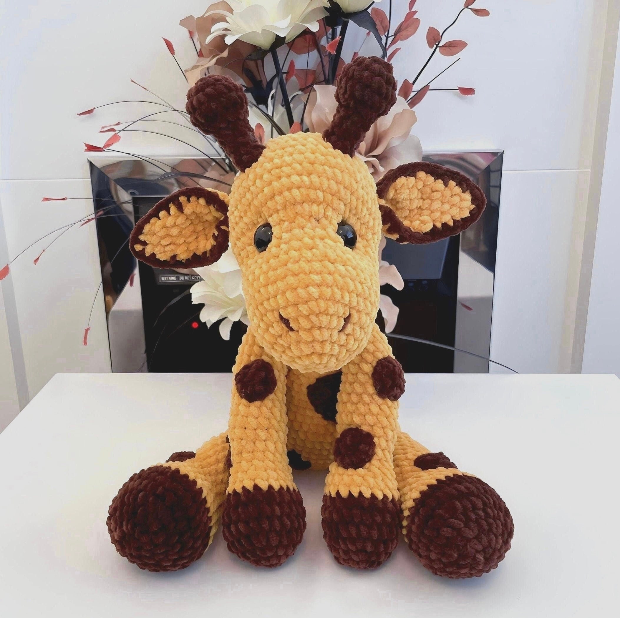 38 Giraffe Crochet Patterns for Amigurumi, Hats, Appliques, and Plush Designs 2 Crochet Giraffe Chunky Yarn Amigurumi